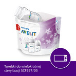 Avent, buste per sterilizzazione a microonde, riutilizzabili, SCF297/05, 5 pezzi