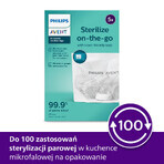 Avent, buste per sterilizzazione a microonde, riutilizzabili, SCF297/05, 5 pezzi