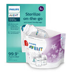 Avent, buste per sterilizzazione a microonde, riutilizzabili, SCF297/05, 5 pezzi