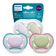 Avent Ultra Air, succhietto in silicone, simmetrico, unisex, SCF085/24, 0-6 mesi, 2 pezzi