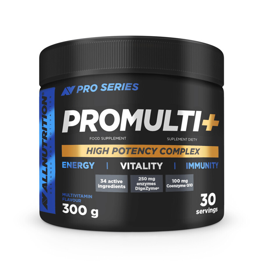 Allnutrition Pro Series Promulti+, gusto multivitaminico, 300 g