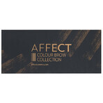 Affect Colour Brow Collection, Brauenschatten-Palette, 10 x 2 g