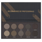 Affect Colour Brow Collection, Brauenschatten-Palette, 10 x 2 g