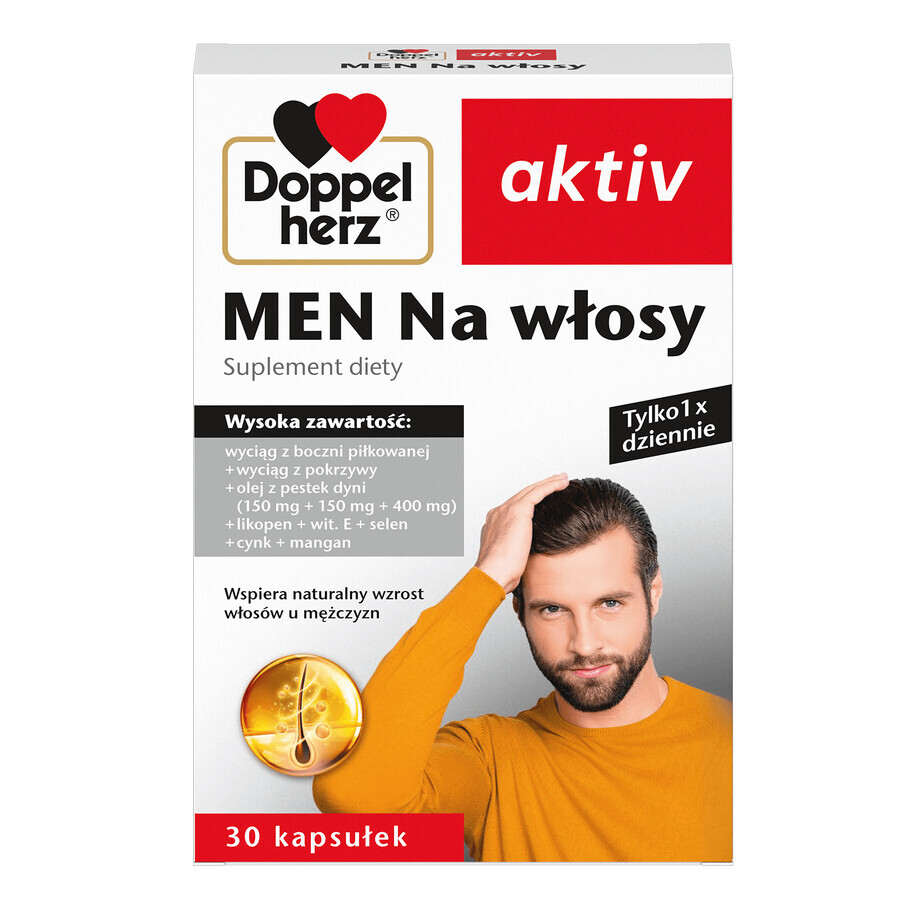 Doppelherz aktiv Men Na Hair, 30 capsule