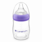 Lansinoh, NaturalWave teat bottle slow flow, 2 x 160 ml