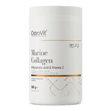 OstroVit Collagene Marino &amp; Acido Ialuronico &amp; Vitamina C, gusto mango-ananas, 500 g