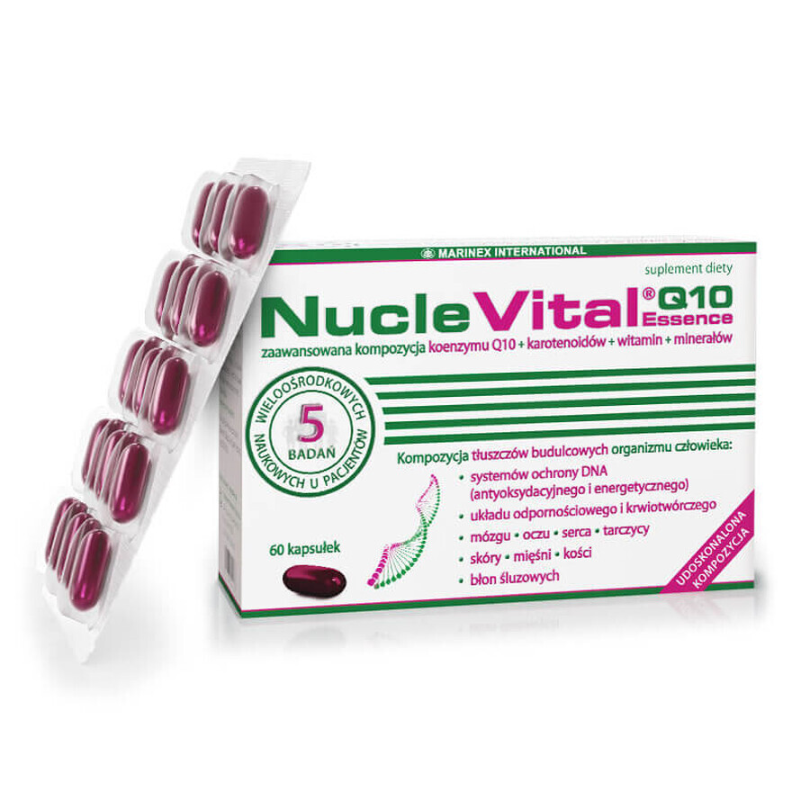 NucleVital Q10 Essence, 60 capsule