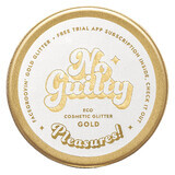 Ministry of Good Soap Facegroovin' Eco Glitter, bio glitter per la decorazione del corpo e del viso, Oro, 10 g