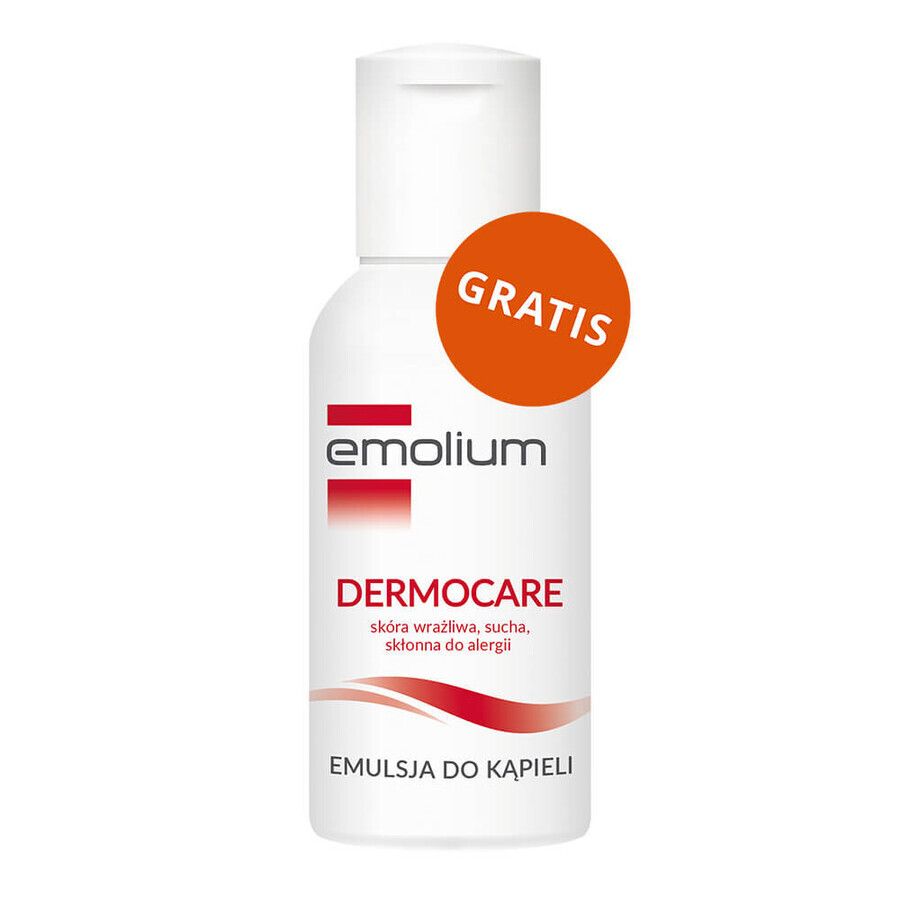 Set Emolium Dermocare, crema vento e gelo, dal 1° giorno, SPF 20, 2 x 75 ml + emulsione bagno, 50 ml in omaggio