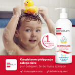 Emolium Dermocare Set 3 in 1, lozione da bagno, gel lavante e shampoo, dopo 1 mese, 2 x 400 ml + emulsione da bagno, 50 ml in omaggio