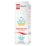 Emolium Dermocare Set 3 in 1, lozione da bagno, gel lavante e shampoo, dopo 1 mese, 2 x 400 ml + emulsione da bagno, 50 ml in omaggio