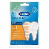 DenTek Easy Brush, scovolini interdentali, misura 1, 0,45 mm, 12 pezzi