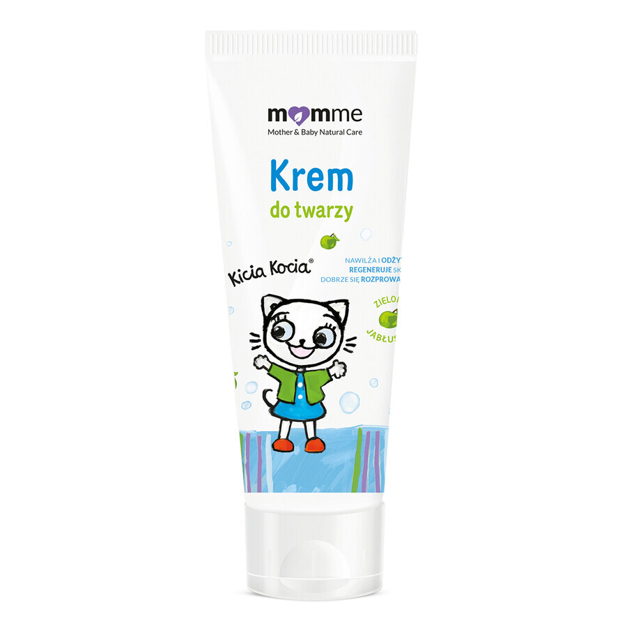 Momme Kitten, face cream, green apple, 50 ml