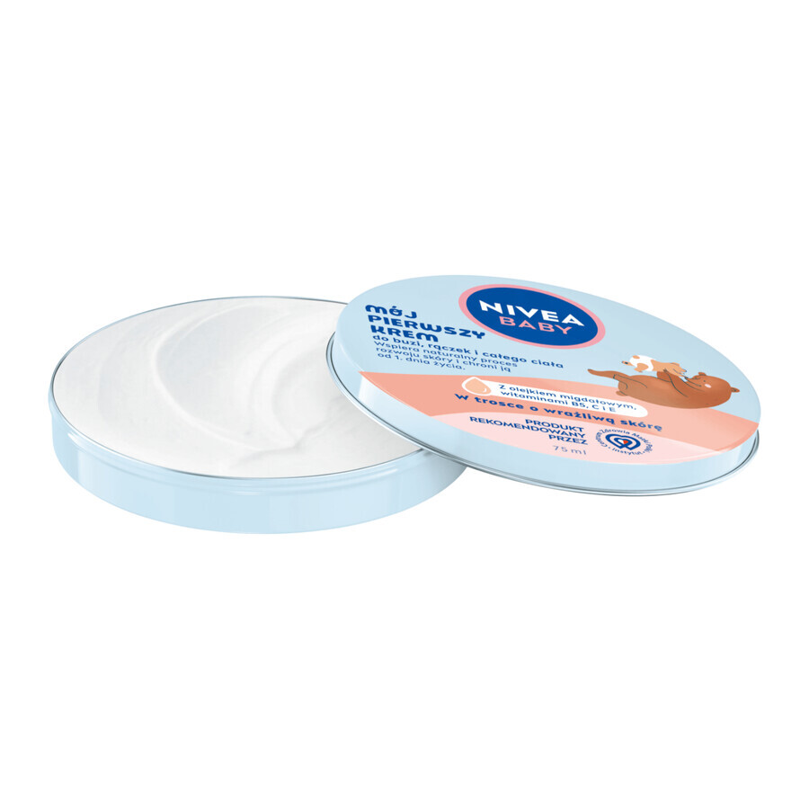 Nivea Baby La mia prima crema, per viso, mani e corpo, dal 1° giorno di vita, 75 ml