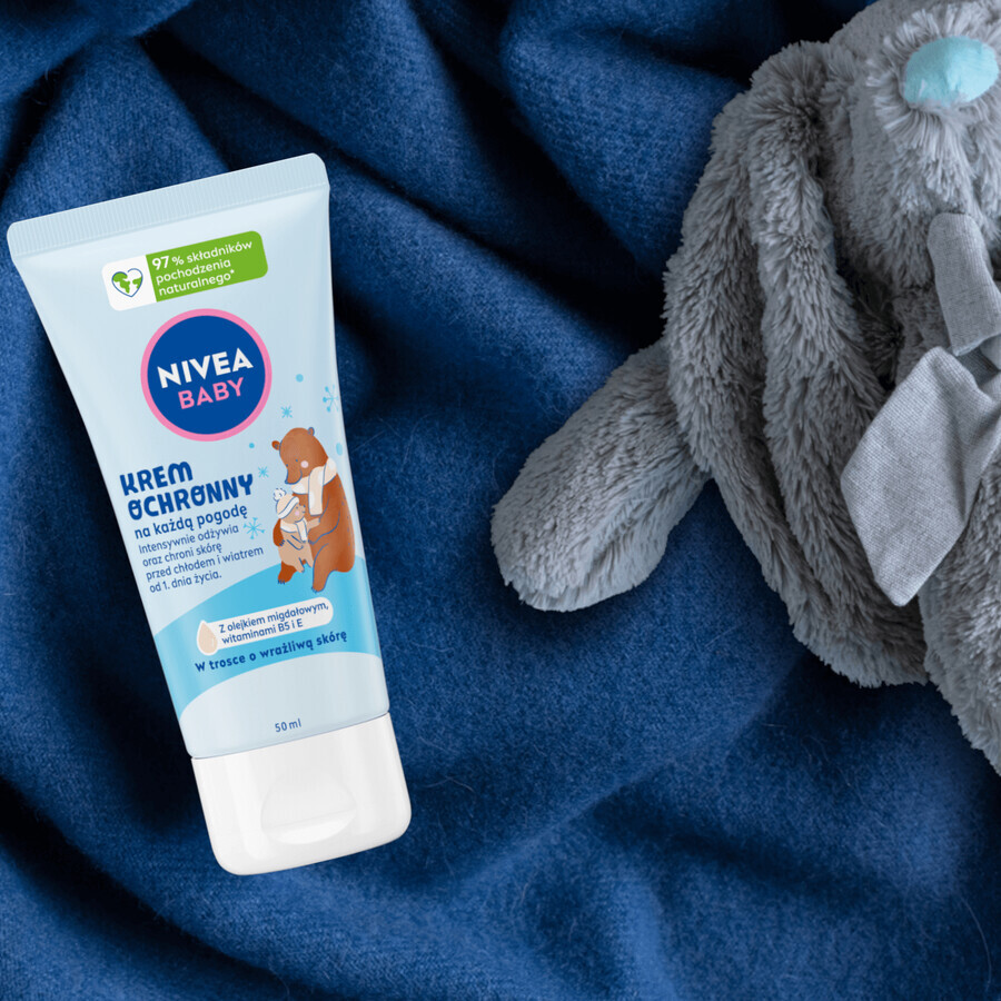 Nivea Baby, crema protettiva per tutte le stagioni, dal 1° giorno, 50 ml