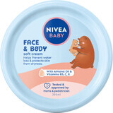 Nivea Baby, crema de cuidado para rostro y cuerpo, desde el 1 día de vida, 200 ml