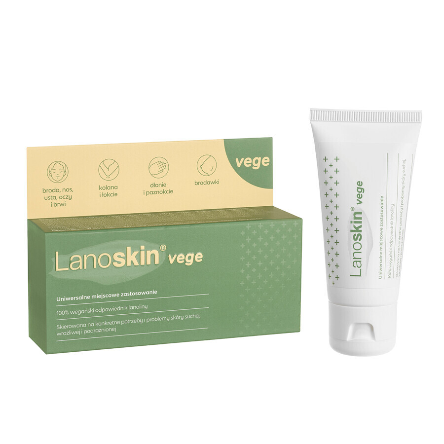 Lanoskin Vege, crema, equivalente vegano de lanolina, 30 g