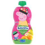 BoboVita Peppa Pig Mousse in tube, pears with apricots and bananas, after 6 months, 100 g