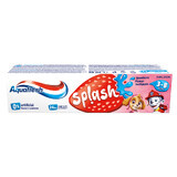 Aquafresh Splash Kids, pastă de dinți pentru copii 3-8 ani, căpșuni, 50 ml