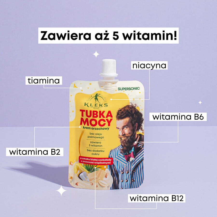 Tubo Supersonic di potenza, crema di arachidi, gusto cioccolato vellutato, 50 g 