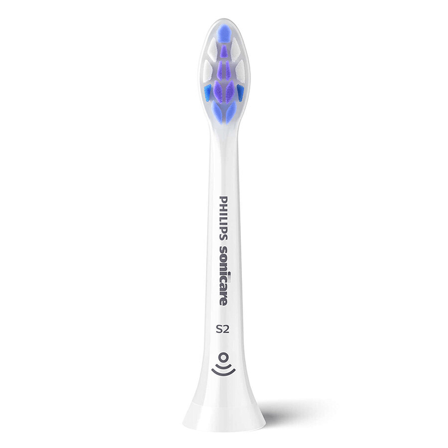 Philips, punte di ricambio per spazzolino sonico Sonicare S Sensitive, HX6054/10, 4 pezzi