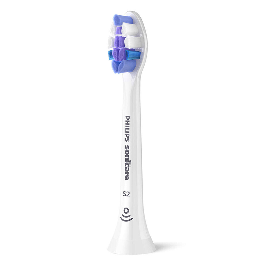 Philips, punte di ricambio per spazzolino sonico Sonicare S Sensitive, HX6054/10, 4 pezzi