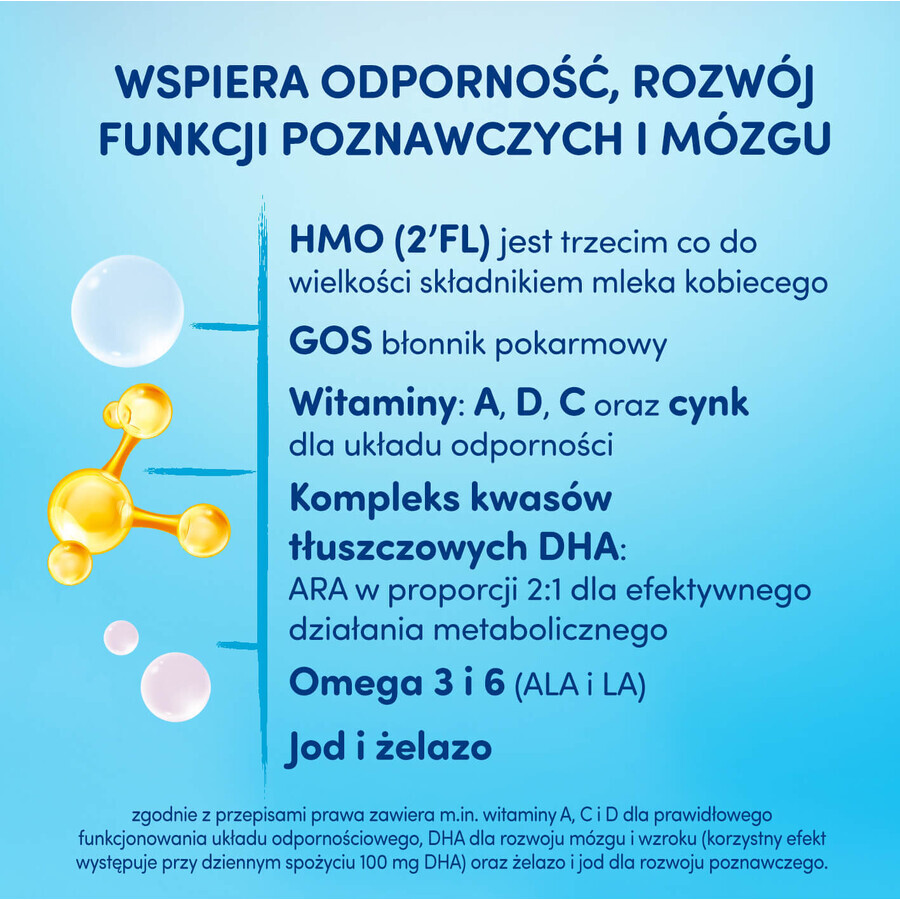 Humana ProBalance 2, Folgemilch, nach 6 Monaten, 2 x 750 g + Benelife Vitamin D3, 5,5 ml gratis