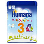 Humana 3 Little Explorers Milk Powder Set After 12 Months 2 x 650g + Wet Wipes 56 Free