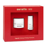 Sensilis Upgrade kit, crema AR 50 ml + crema per il contorno occhi 15 ml + borsa cosmetica in omaggio