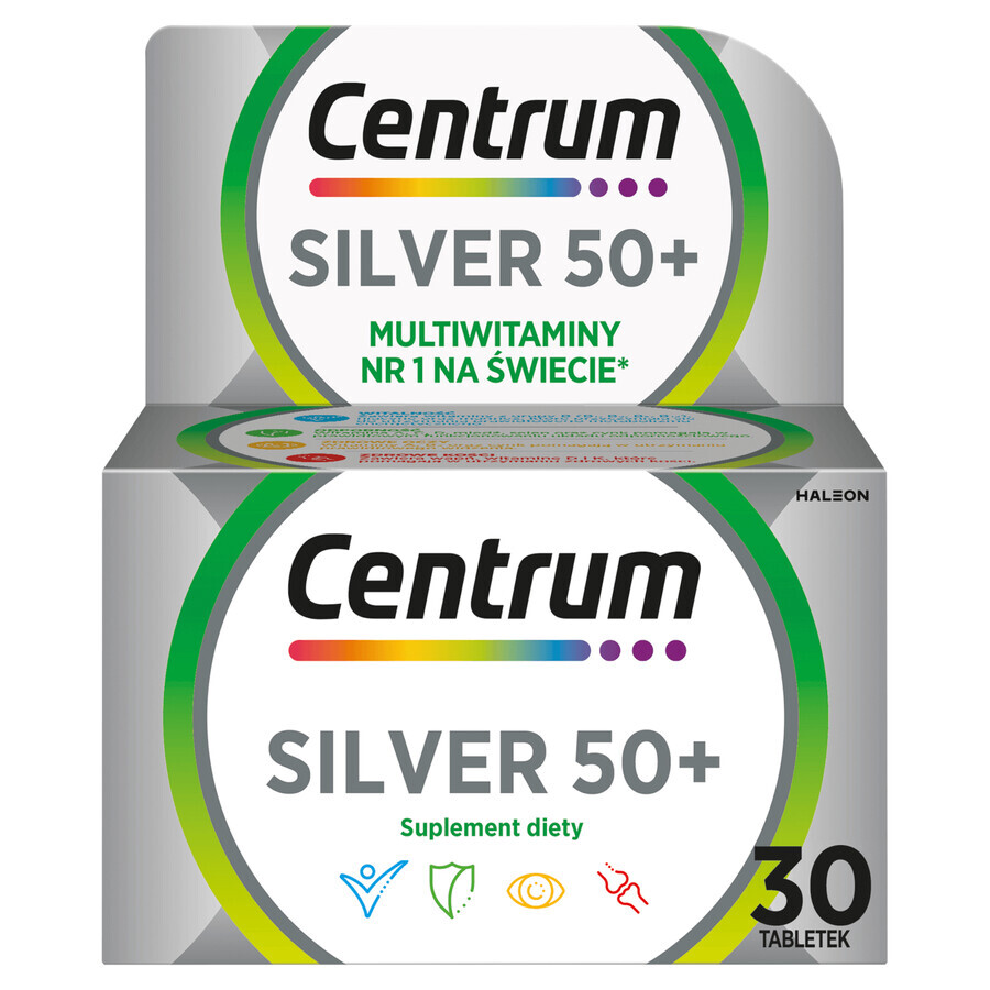 Centrum Silver 50+, 30 comprimés