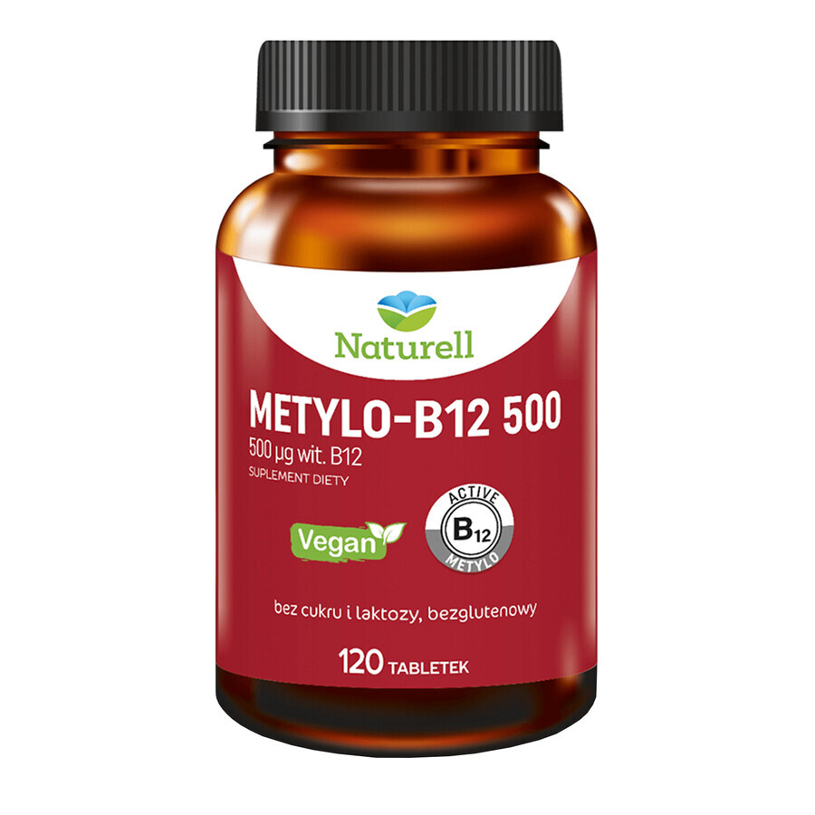 Naturell Methyl-B12 500, 120 tablets