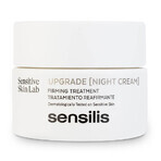 Sensilis Upgrade, crema notte rassodante e correttiva delle rughe, 50 ml + Upgrade AR, crema sorbetto rassodante e lenitiva, 5 ml in omaggio