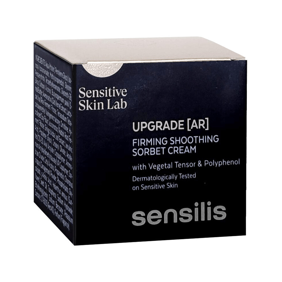 Sensilis Upgrade, crema notte rassodante e correttiva delle rughe, 50 ml + Upgrade AR, crema sorbetto rassodante e lenitiva, 5 ml in omaggio