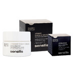 Sensilis Upgrade, crema notte rassodante e correttiva delle rughe, 50 ml + Upgrade AR, crema sorbetto rassodante e lenitiva, 5 ml in omaggio