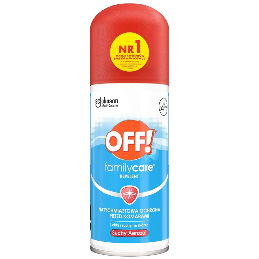 OFF! Family Care, droge muggenspray, DEET 15%, 100 ml