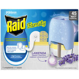 Raid Family electro-fumigator with insecticidal liquid against mosquitoes, over 1 year, lavender, 27 ml