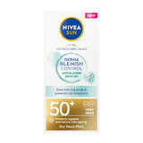 Nivea Sun Derma Skin Clear, fluido per il viso, SPF 50+, 40 ml