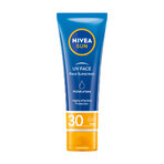 Nivea Sun, crema solare idratante per il viso con protezione alta, SPF 30, 50 ml