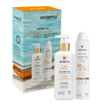 Sesderma Set, C-Vit Radiance, aufhellende Körpermilch, 250 ml + Repaskin, klares Sonnenschutzspray, SPF 50, 200 ml 