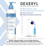 Dexeryl, crema emolliente per pelle secca, 500 g