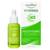 Set Equilibra Vitaminica, gocce rivitalizzanti per il viso, 30 ml + Camomila, shampoo illuminante alla camomilla, 300 ml