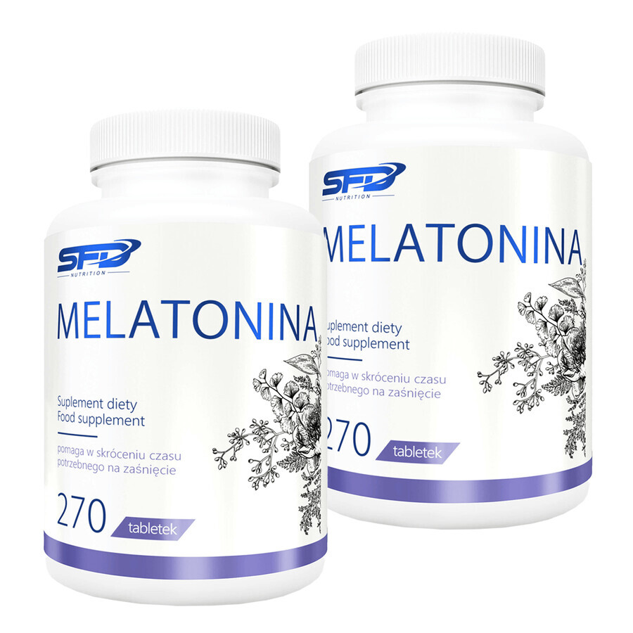 SFD Melatonin Set, 2 x 270 comprimate