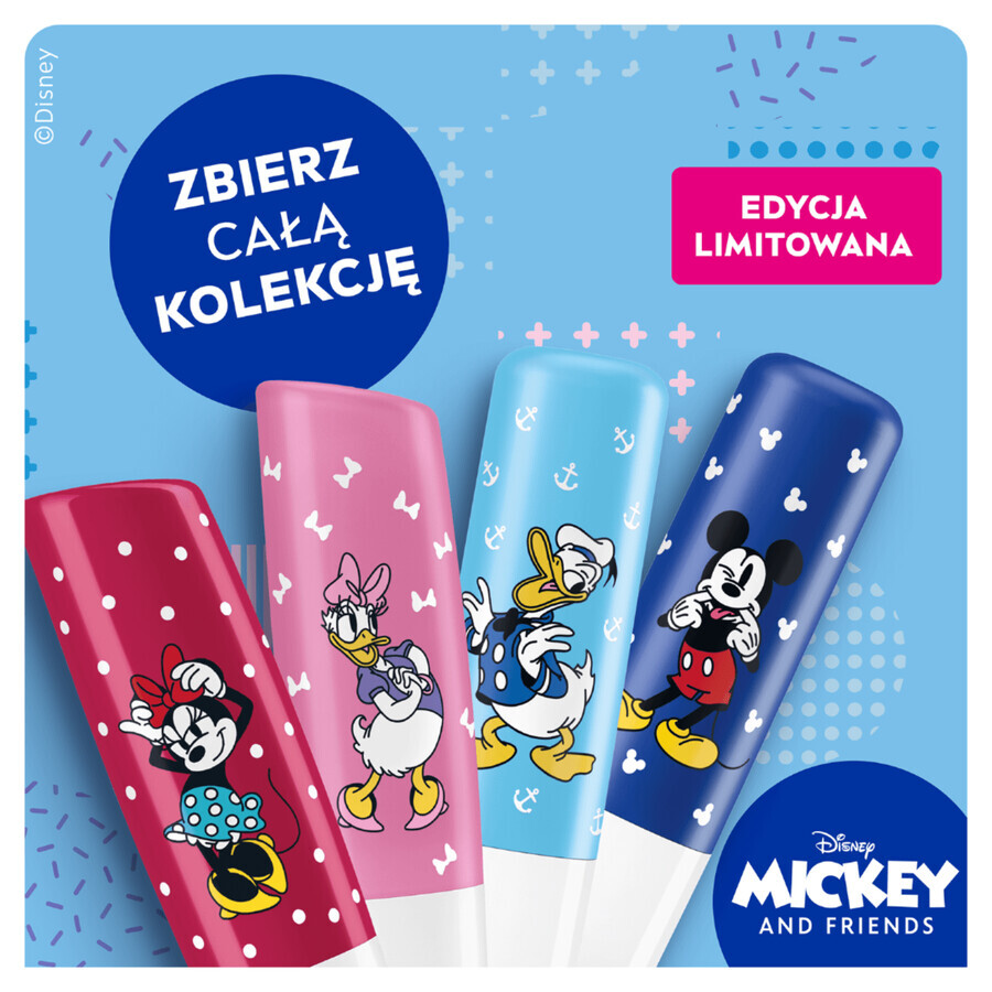 Nivea Minnie Mouse, lipstick, verzorging, Cherry Cupcake, 4.8 g