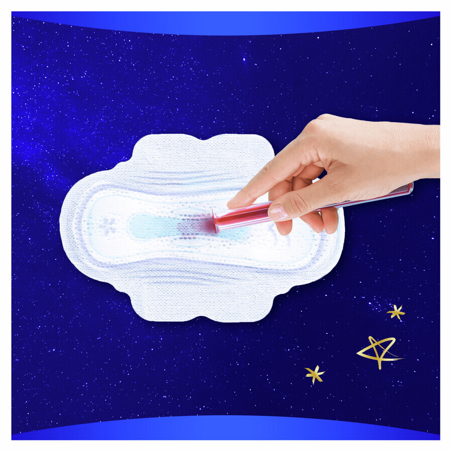 Always Ultra Sanitary Napkins with Wings, Size 4, Secure Night, 24 pcs