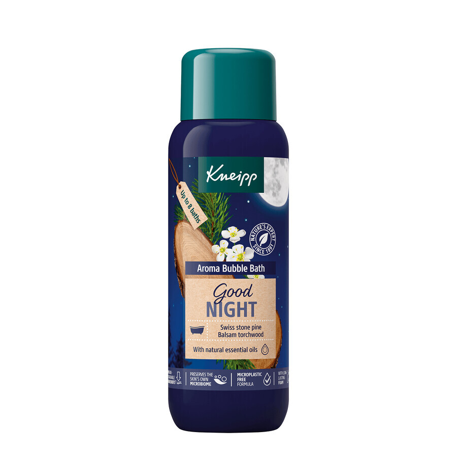 Kneipp Good Night, bagno schiuma aromatico, pino cembro e amyris, 400 ml