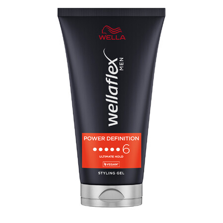 Wella Wellaflex Men, Gel per capelli, tenuta massima, 150 ml