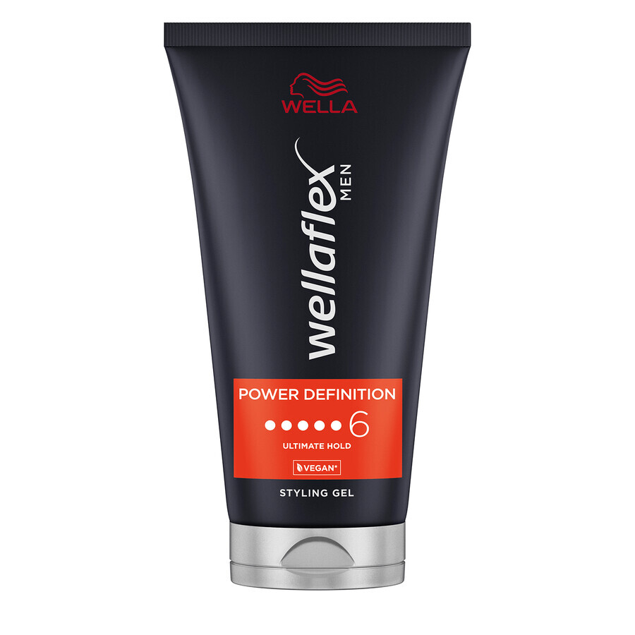 Wella Wellaflex Men, Gel per capelli, tenuta massima, 150 ml