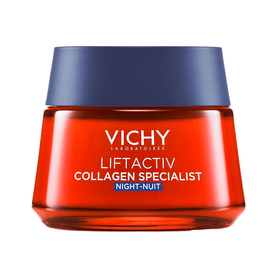 Set Vichy Liftactiv Collagen Specialist, crema antirughe, 50 ml + crema notte, 50 ml + trousse in omaggio