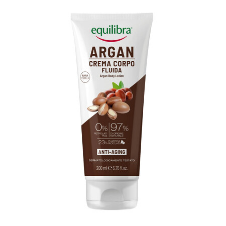 Equilibra Argan, loción corporal antiedad, 200 ml