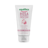 Equilibra Rosa, crema mani alla rosa con acido ialuronico, 75 ml